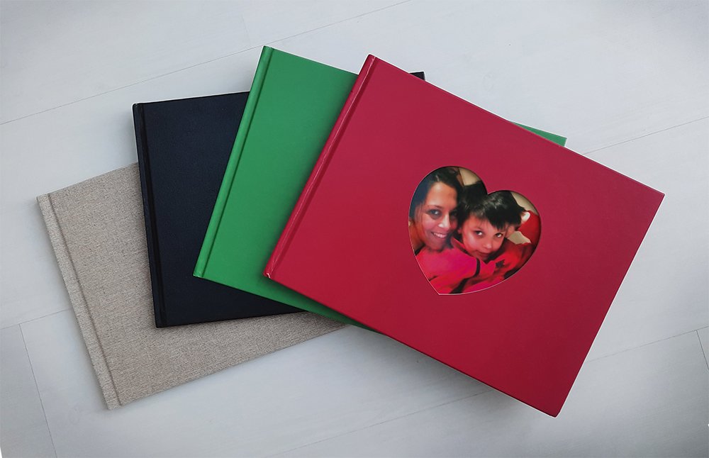 Photobooks with different covers